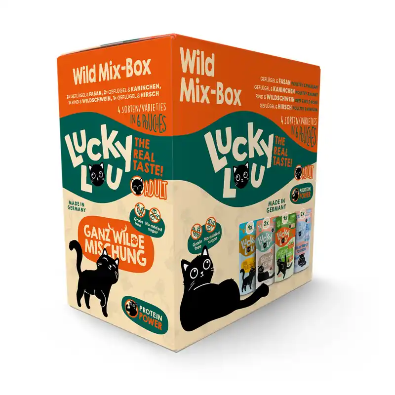 Lucky Lou Adult Wild-Mix 6x125 g Zertifiziert